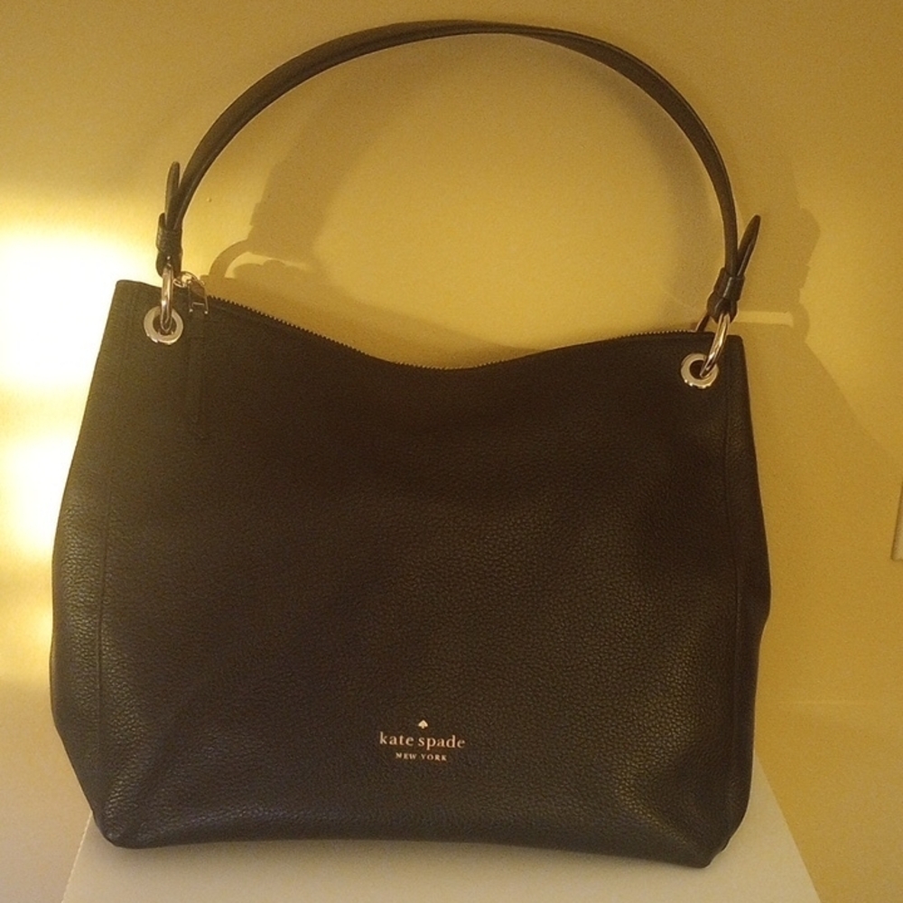 Kate Spade Black Leather Shoulder Bag
